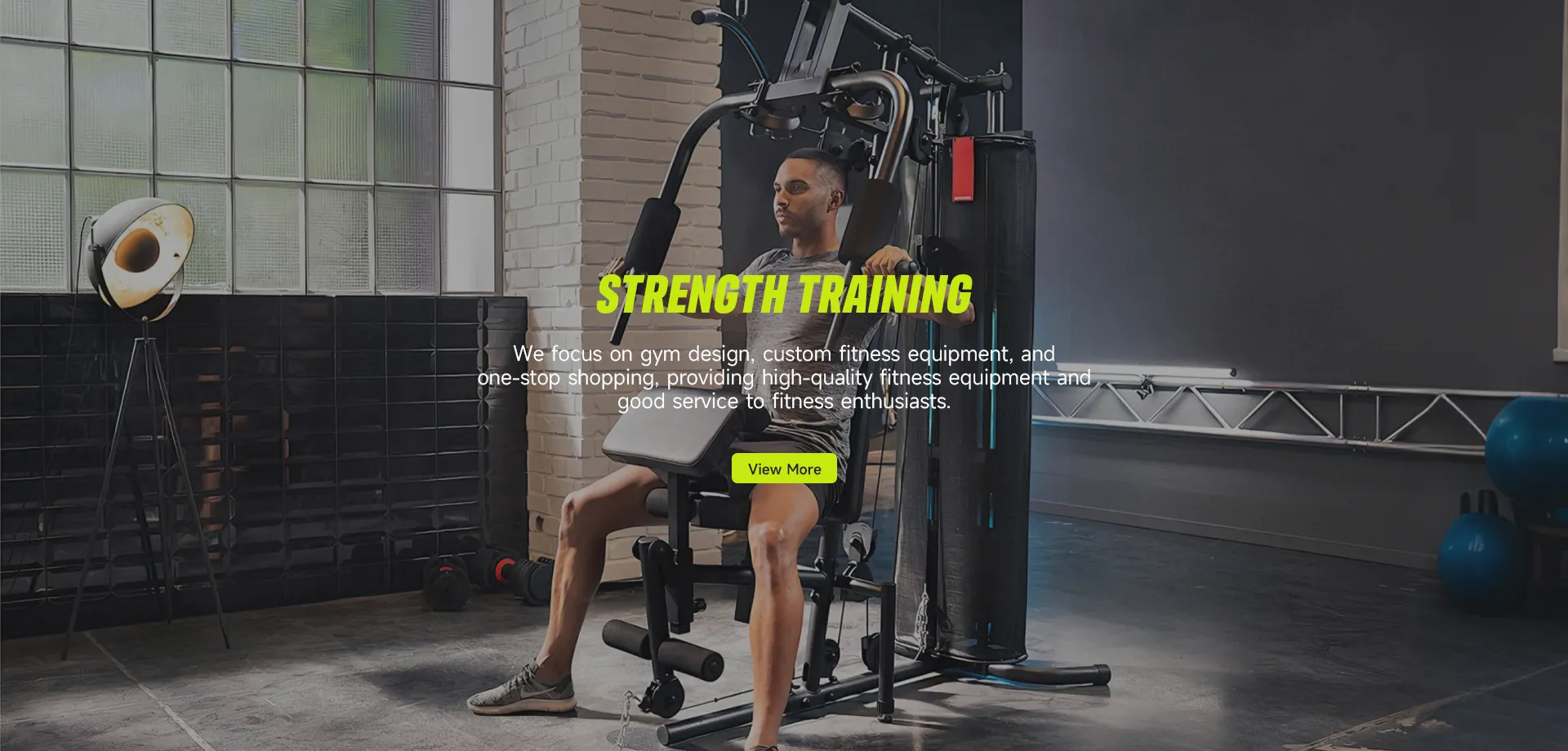 Китайский силовой тренажер