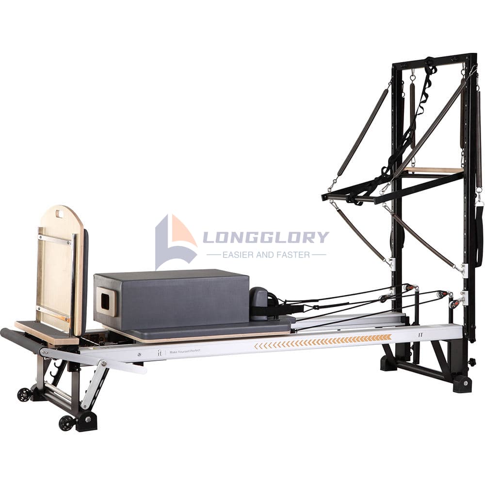 Алюминиевый реформатор для пилатеса с полубашней