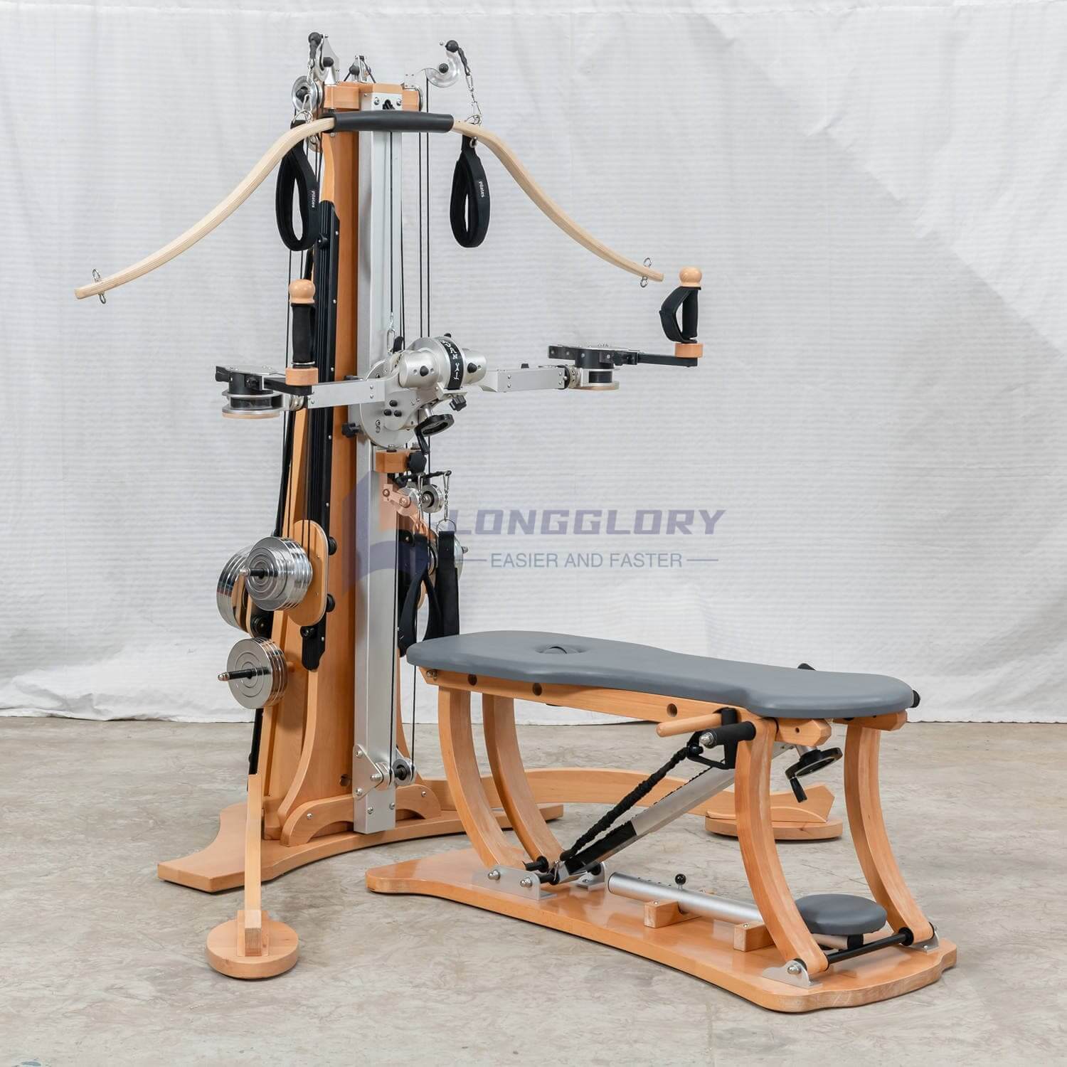 Beech Pilates Tower Reformer с шкивом