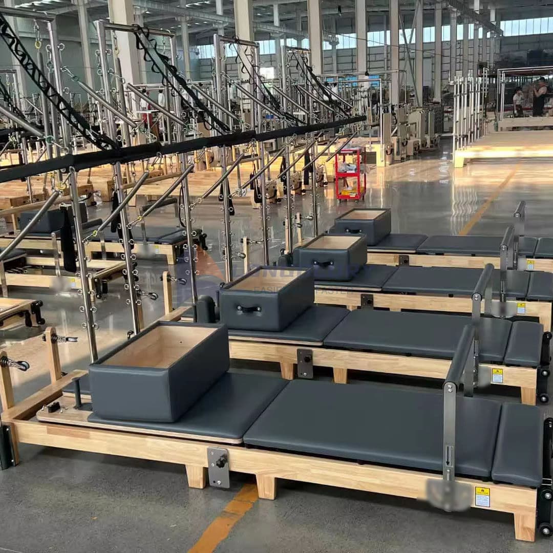 Дубовый реформатор пилатеса с полубашней